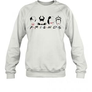 Disney Villain Characters Friends T-Shirt